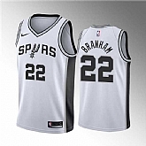 San Antonio Spurs #22 Malaki Branham White Association Edition Stitched Jersey Dzhi,baseball caps,new era cap wholesale,wholesale hats